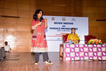 One day Review meeting was organized on 19th Sep 2024 in TNGMSSH, Omandurar Govt. Estate,Chennai in which the NGOs & CBOs across the state, Tmt. Supriya Sahu, I.A.S., Additional Chief Secretary of H&FW, Govt. of Tamil Nadu chaired the Review Meeting presided by Tmt.R.Seethalakshmi., I.A.S., Project Director TANSACS.. One day Review meeting was organized on 19th Sep 2024 in TNGMSSH, Omandurar Govt. Estate,Chennai in which the NGOs & CBOs across the state, Tmt. Supriya Sahu, I.A.S., Additional Chief Secretary of H&FW, Govt. of Tamil Nadu chaired the Review Meeting presided by Tmt.R.Seethalakshmi., I.A.S., Project Director TANSACS..